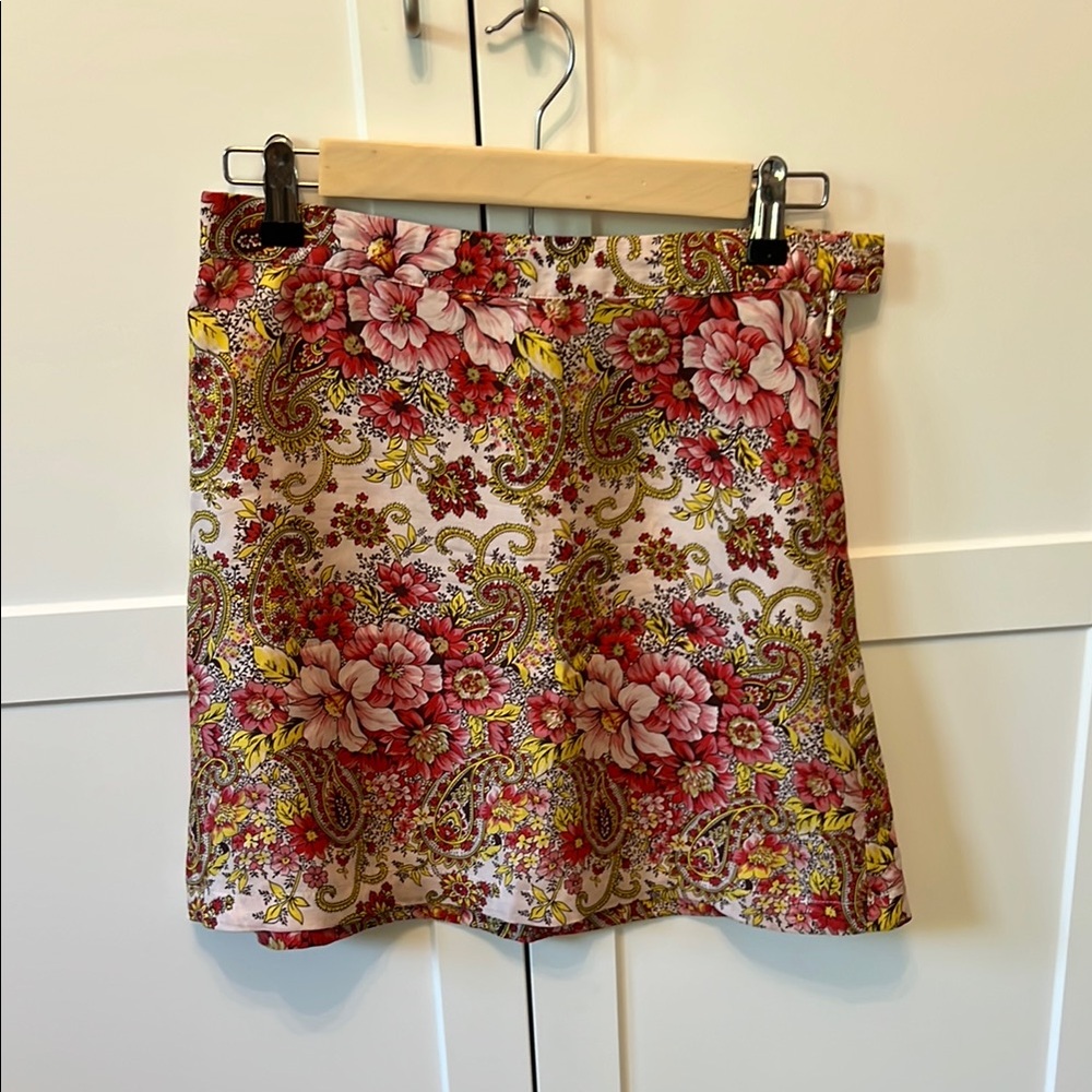 100% Silk Vintage Old Navy Miniskirt Size S